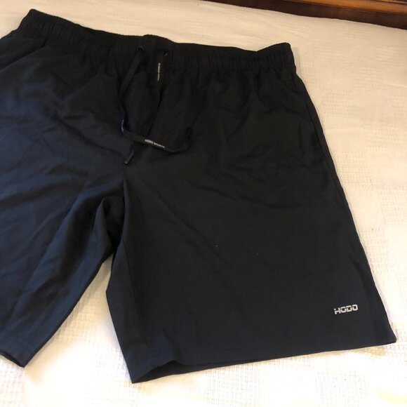 HODO Shorts Men XXL 2XL Active Board 9" Built in Brief Swimwear Trunks Black B83 - Picture 4 of 14